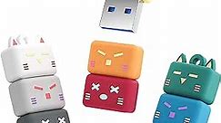 Bilious Cute Folding Cat USB Flash Drive, Thumb Drive 64gb Waterproof USB 2.0 Memory Stick Small Size USB Drive Gift