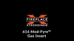 FireplaceX® 616 Mod-Fyre Deluxe Gas Fireplace Insert
