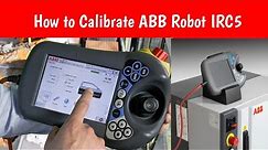 How to Calibrate the Six Axis of ABB Robot-IRC5📖🕮Check Books @DESCRIPTION