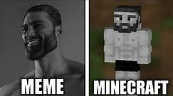 Meme Skins In Minecraft! - SkinPack Memes!