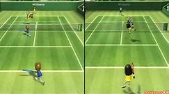 Wii Sports: Tennis - Guest B vs Guest D