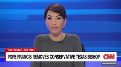 Pope Francis removes conservative Texas bishop