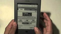 Kindle Touch: How to Check Email​​​ | H2TechVideos​​​