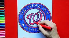 How to draw the Washington Nationals Logo [MLB Team]