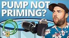 POOL PUMP Not Priming? Here's How to Quickly PRIME a PUMP | Swim University