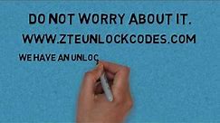 How to unlock CRICKET WIRELESS ZTE Z988 - ZTE unlock codes