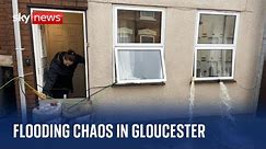 UK weather: Evacuations under way as homes flooded in Gloucester