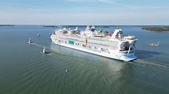 World's largest cruise ship, "Icon of the Seas," prepares to set sail