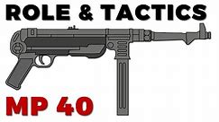 MP 40 - Role & "Tactics"