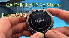 Garmin Fenix 7x Sapphire Solar 51mm unboxing and setting it up ready for first use