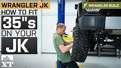 How To Fit 35" Tires on Your Jeep Wrangler JK | Jeep Gets 3" Teraflex Lift and 35"s Installed