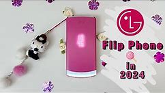 Unboxing a Flip Phone in 2024! | LG Lollipop (pink) | Phone Review