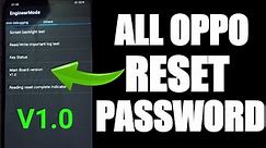 All Oppo Reset Password How to fix forgot lockscreen Password Any OPPO Password