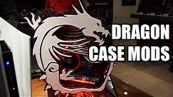 MSI Custom PC Dragon Case Mods at CES 2015