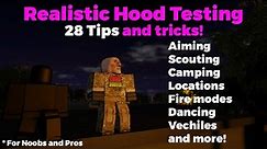 Realistic Hood Testing 28 TIPS and TRICKS!