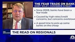 Regional banks may be underpriced due to fear, says Commerce Street Holdings CEO Dory Wiley