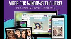 Viber Universal App for Windows 10