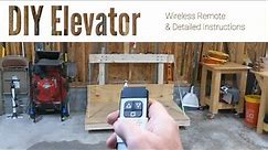 DIY Elevator with Wireless Remote (No Welding!)