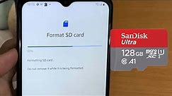 How to Format a Micro SD Card for Android & Samsung Phone/Tablet (2023) | Delete all files