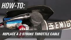 How To Replace a 2 Stroke Motorcycle Throttle Cable