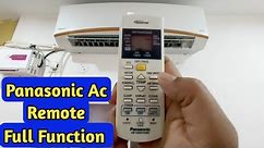 Panasonic AC Remote Full Function Demo Video