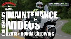 2018+ Honda Goldwing Maintenance from SoCalMotoGear
