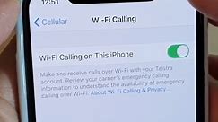 iPhone 11 Pro: How to Enable / Disable Wifi Calling