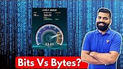 Bits Vs Bytes??? The BIG Difference!!!
