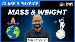 Gravitation | Weight of an Object on Moon - Mass and Weight | Class 9 | Science | BYJU'S