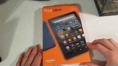 2020 Amazon Fire HD8 unboxing and setup