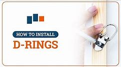 How to Install D-Rings - Hang Any Frame with Ease - by Picture Hang Solutions 🔨🖼️✨
