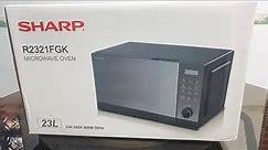 SHARP R2321FGK 23L Digital Dial Flatbed Microwave Oven