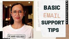 Basic EMAIL Customer Support Tips | EMAIL Customer Service Tips for Beginners
