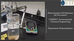 Determination Of Optimum pH Flocculation