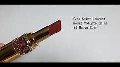 Yves Saint Laurent - Lipstick: 86 Mauve Cuir