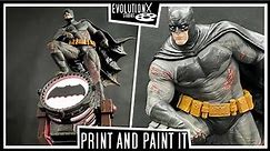 Painting A 3D Printed Batman Sixth Scale Statue W/O Airbrush
