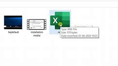 How to Open any XML file with Excel by default in Windows 10 / 11