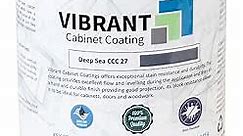 Vibrant Cabinet Paint (Gallon) – DIY Kitchen Cabinets Paint - Durable and Long-lasting Black Cabinet Paint – Paint over Cabinet - Cabinets Paint (No Primer Needed)(Deep Sea)