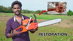 CHAINSAW MAN..! | இரும்பு கடை Chainsaw Restoration ..💯 | 2-Stroke Engine | Mr.Village Vaathi