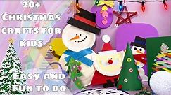 20+ Easy and nice Christmas art and crafts ideas for kids