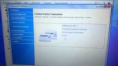 Part 3/3 SCX 3405W Driver Installation Up to Wireless Print Out (via notebook)