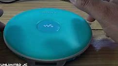 Discman Sony Walkman blue cd player portable