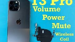 how to repair iPhone 13 pro power volume mute switch flex - narrated walkthrough
