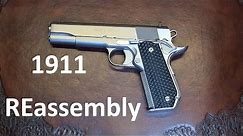 1911 Pistol Complete Reassembly