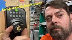 Schlage BE365 deadbolt How to fix not locking or unlocking with code