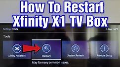 How To Restart Xfinity X1 TV Box
