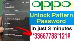 All Oppo Reset Password How to fix forgot lockscreen Password Any oppo device