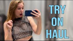 [4K] Transparent Clothes Try on Haul With Kiki 2024 | See-Through try on