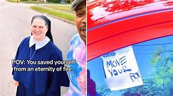 Christian man retrieves angry note after realizing car belongs to nun