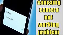 samsung a10s, a20s, a30, a50, a71 camera not working problem solved